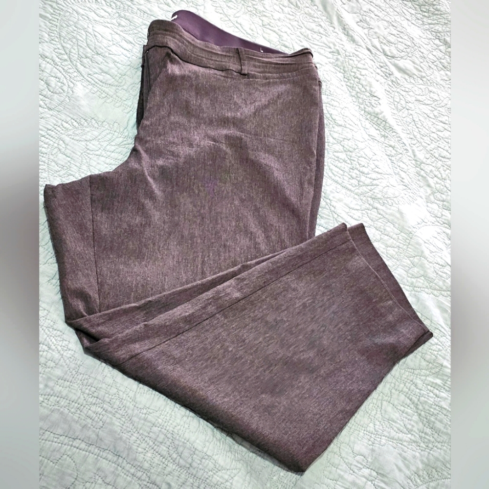 Lane Bryant The Allie Dress Pant Size 28R charcoal grey color
